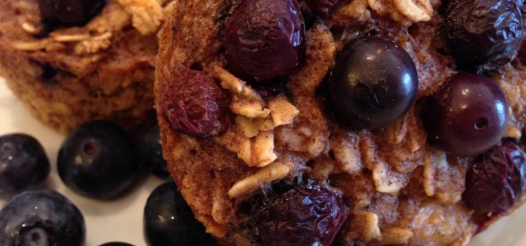 21 Day Fix Blueberry Baked Oatmeal Cups