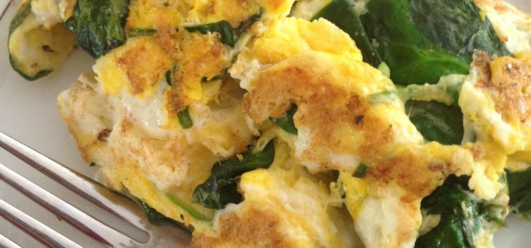 21 Day Fix Spinach & Feta Omelet